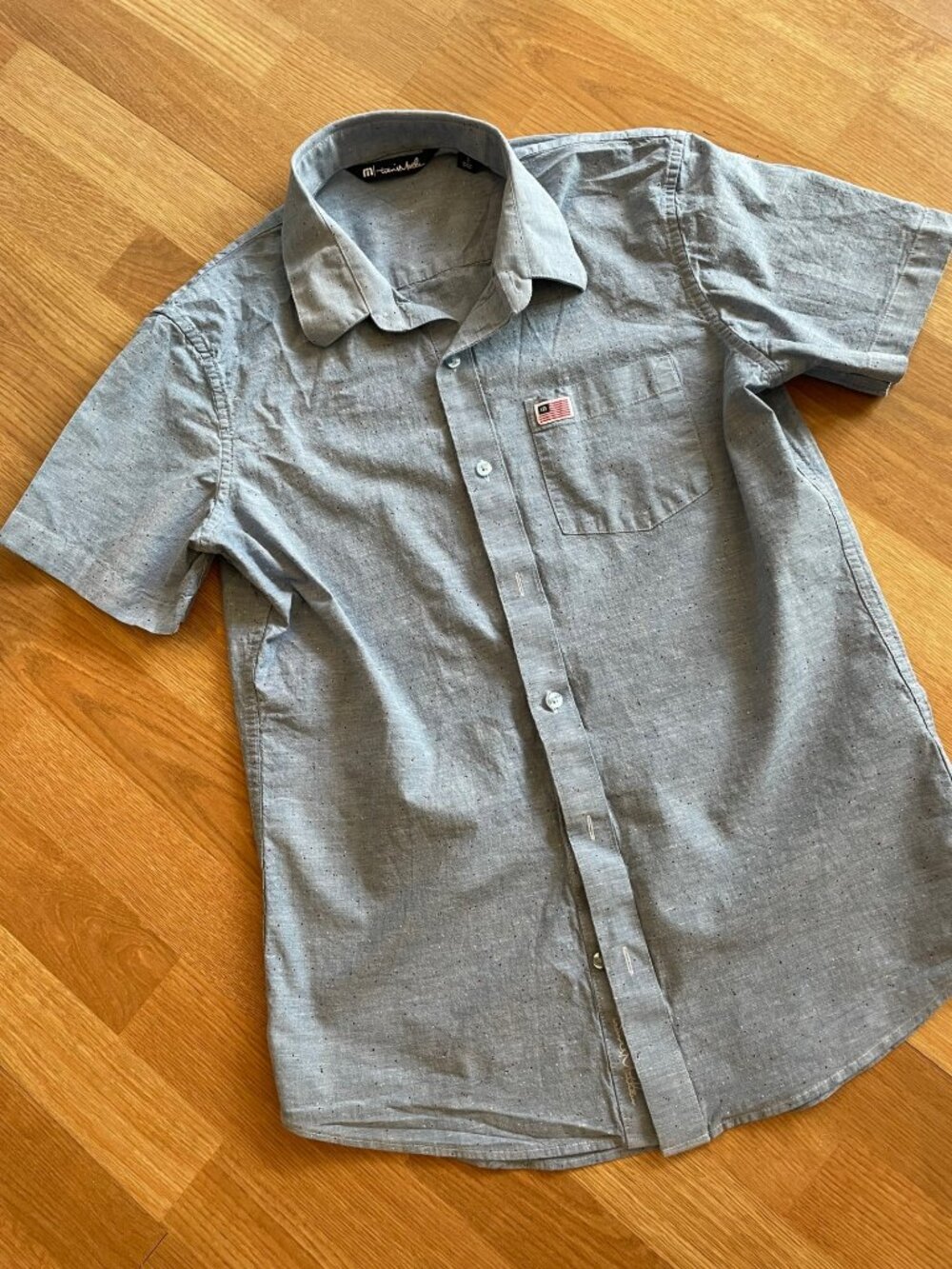 Kids/Boys Travis Mathew S S/S button down chambray shirt